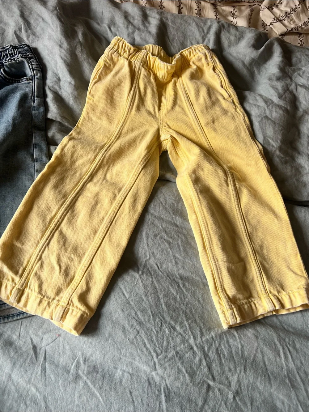 GAP Kids Jeans and Pants Pack - Yellow, Light Green, Light & Dark Denim Bundle